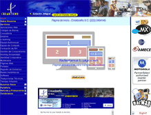 Tablet Screenshot of creadinet.com.mx